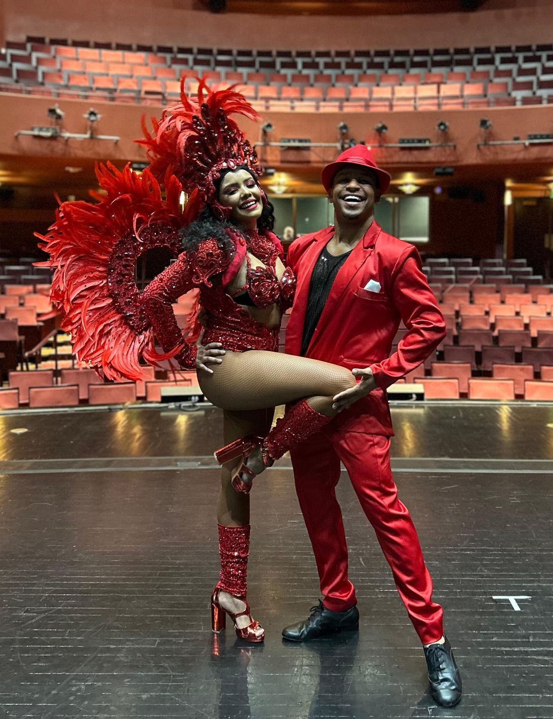 Weskley Faustino em show brasileiro